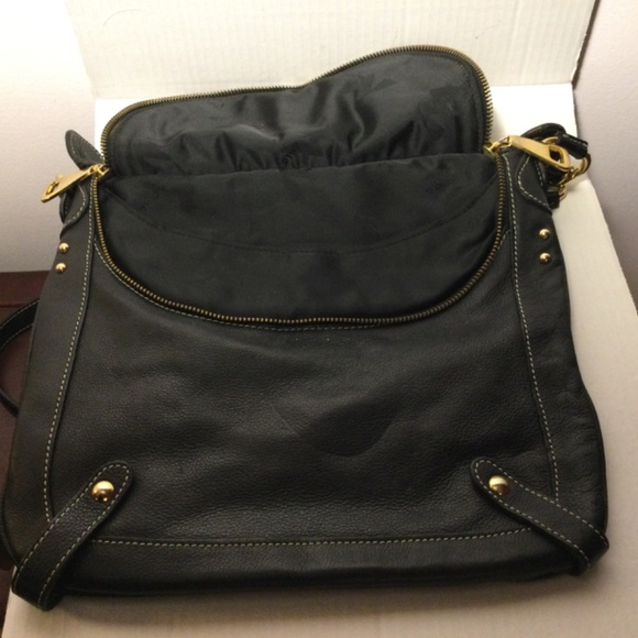 NEW Square crossbody bag, leather - Made in Italy - Picture 4 of 11